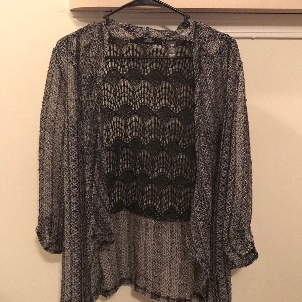 BKE boutique sparkle cardigan